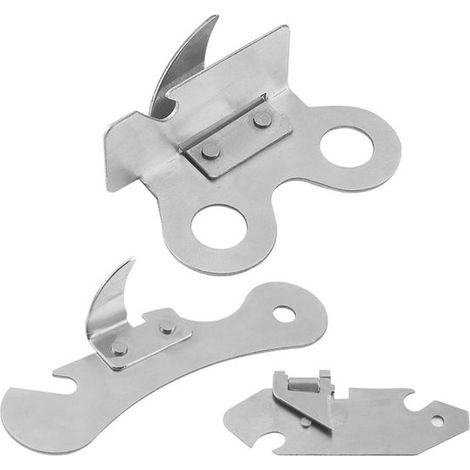 Mini abrelatas de acero inoxidable de 3 piezas con mecanismo de rosca para botellas y latas de cerveza. (1/5)