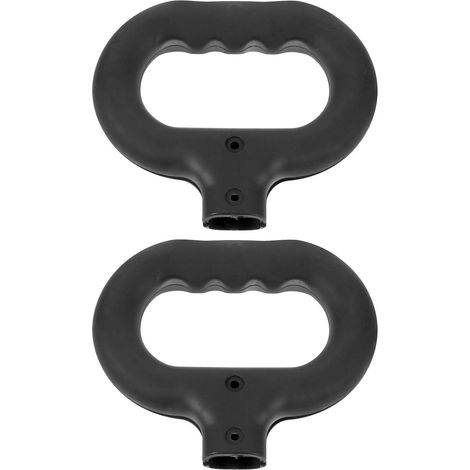 Poignée de Remplacement pour Chariot D'extérieur 2 Pièces en Plastique Antidérapante Ergonomique, Accessoires pour Chariots de Jardin, Camping et Courses – Poignée de (1/5)