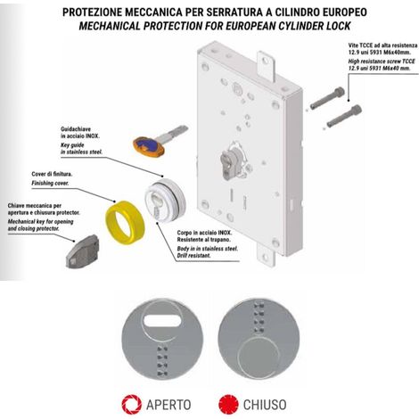 DEFENDER DI PROTEZIONE SECUREMME MECDEF INTERASSE 38 SENZA MOSTRINA E COVER