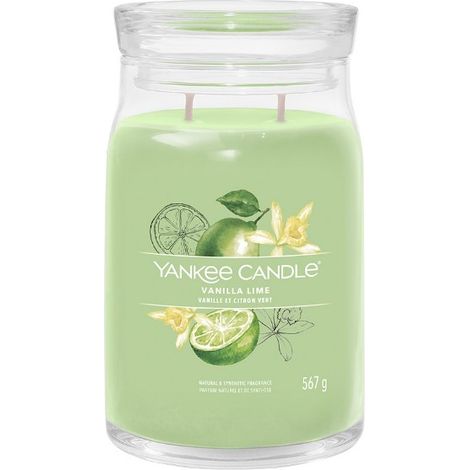 YANKEE CANDLE CANDELA GRANDE SIGNATURE VANILLA LIME (1/3)
