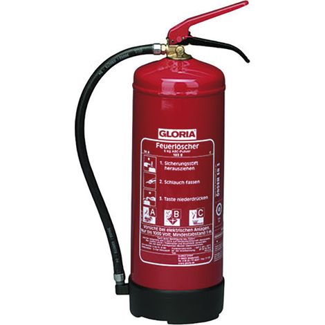 Pulver-Feuerlöscher PD6 GA, Löschmenge 6 kg Brandklasse A,B,C