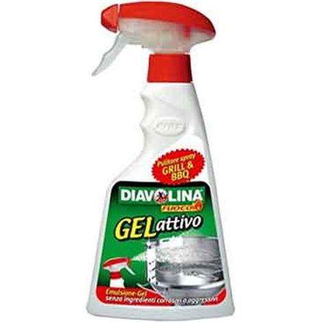 PULITORE PER GRIGLIE E BARBECUE 'GEL ATTIVO' DIAVOLINA 500 ml