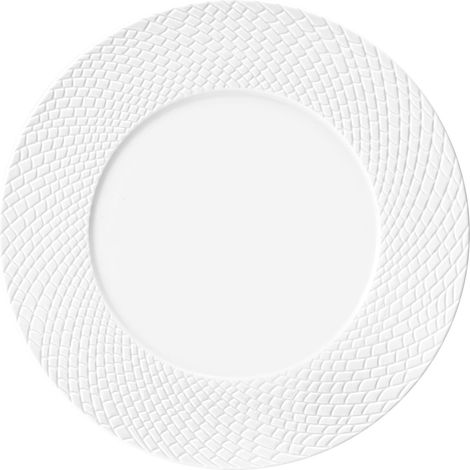 Fade Avena Piatto Rotondo D 30 Cm Ceramica Bianco (1/3)