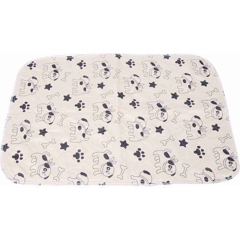 Tapis de lit imperméable réutilisable pour chiot, chien, chat, tapis d'urine, tapis d'entraînement pour animaux de compagnie, 40x60cm (1/5)