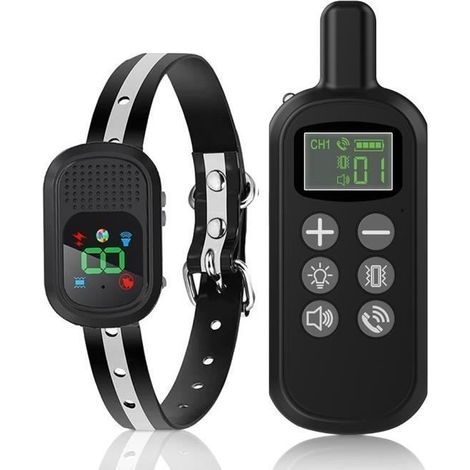 Collier de Dressage - GPFUOEA - Rechargeable - 1500m - IPX7 Étanche - 3 Fonctions (1/5)