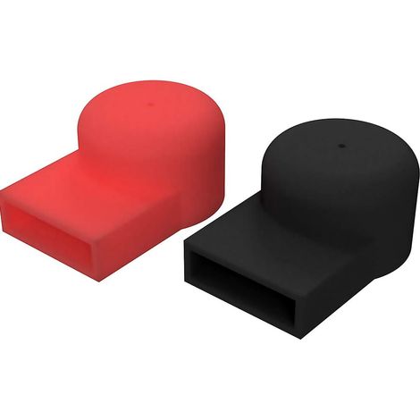 S-giant Jeu de pinces pour bornes de batterie, négatives et positives(Couvercle de pôle + / -,) (1/4)