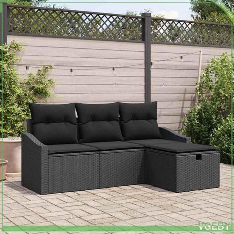 Ensemble de canapés de jardin - FAFEICY - 3360584 - Modulaire - Polyrotin - 4 places
