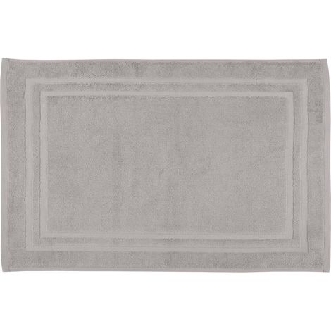 Tapis de bain en coton 45 x 70 cm Lilas taupe (1/3)