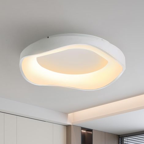 Luminaire Plafonnier Moderne,Minimaliste Plafonnier Led Salon,42CM 3000K-6500K Protection Des Yeux, éClairage De Plafond Pour La Salle De Buanderie De Chambre à Coucher Couloir