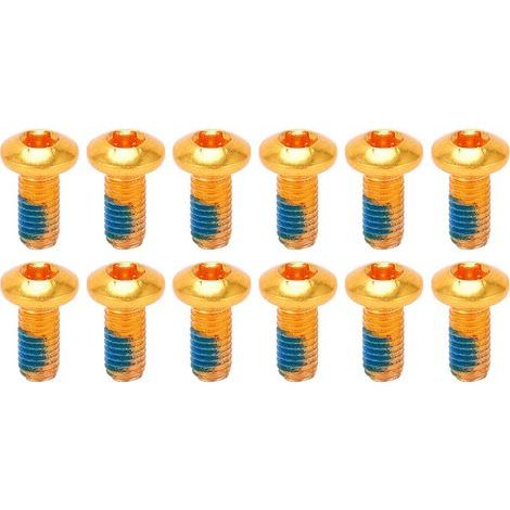 BOLANY 12 vis en acier allié pour disque de frein VTT, boulons de rotor de frein à disque, lot de 12 pièces (1/5)