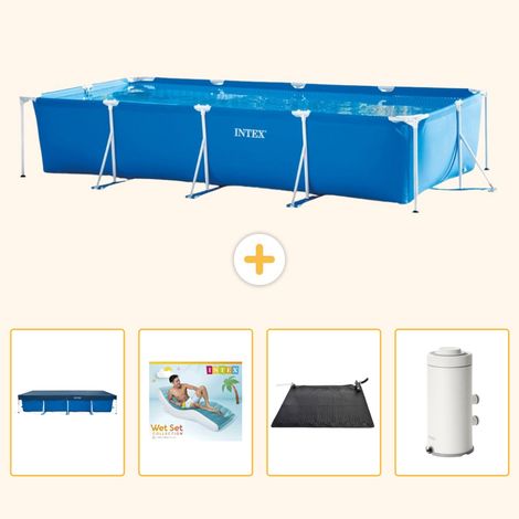 Intex Piscine Tubulaire Rectangulaire - 450x220x84 cm - 5-pièces S70 (1/5)