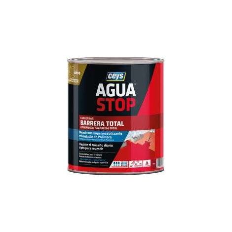CEYS Aguastop Revestimiento Impermeable Barrera Total 1 kg Rojo