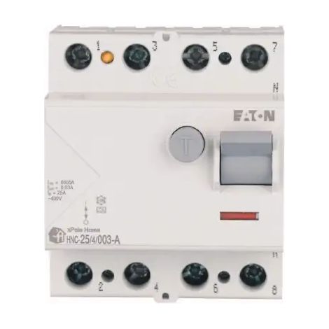 EATON Fehlerstromschutzschalter 25A HNC-25/4/003-A 194687