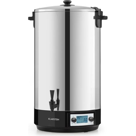 Stérilisateur de bocaux électrique - Klarstein KonfiStar 60 Digital - 60 litres - robinet - 100°C