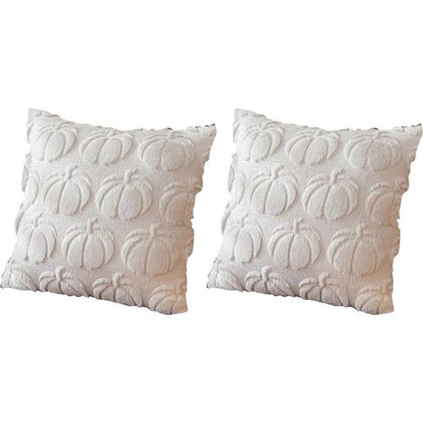 2er-Set dekorative Kürbis-Herbstkissenbezüge, weiche Kissenhüllen für Stuhl, Sofa, Schlafzimmer, Wohnzimmer