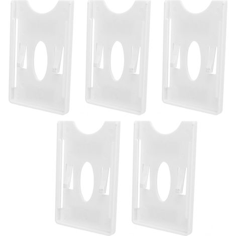 Lot de 5 porte-cartes à puce avec pochette autocollante pour pare-brise, destinés à la gestion des véhicules du personnel communautaire. (1/5)