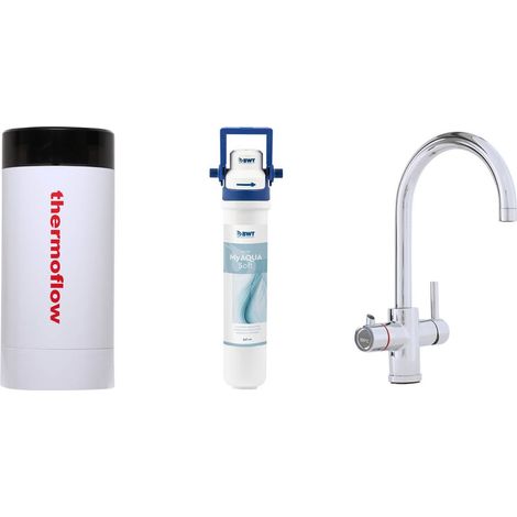 Dispositivo per l'ebollizione Boiler da 5 L con raccordo + filtro 2,2 kW pronto per il collegamento Thermoflow (1/4)