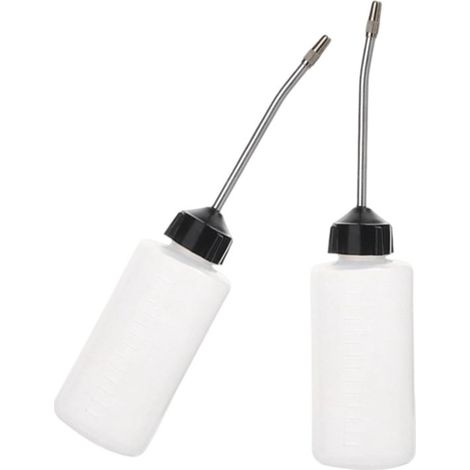 Bolígrafo aplicador de precisión de 120 ml para aceite de máquinas de coser y bordar con boquilla metálica larga. (1/5)