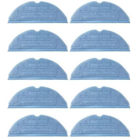Lot de 10 chiffons de rechange pour balais-serpillères et accessoires pour aspirateur S7 (1/5)