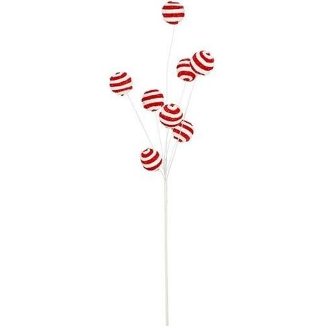 Ramo decorativo rojo 600x300x240