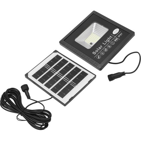 Solarbetriebene LED-Außenleuchte, IP67 wasserdicht, hitzebeständig, leistungsstarke Beleuchtung für Hof und Straße, für den Außenbereich. (1/5)