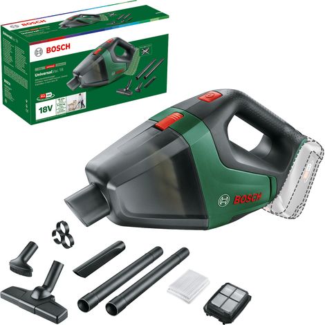 Bosch Cordless 18v Vacuum Cleaner UniversalVac 18 Bare 06033B9102 + 5 Nozzles