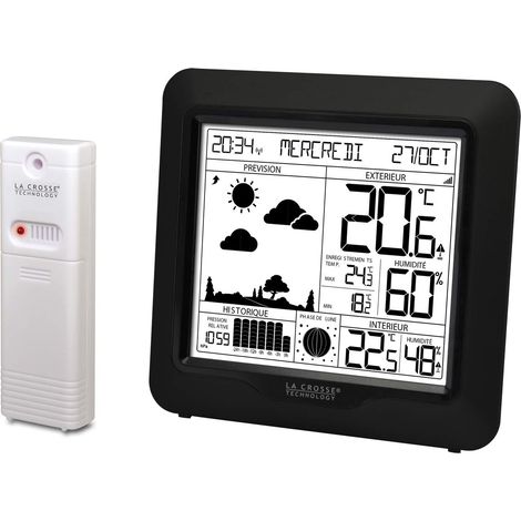 La Crosse Technology WS6823-BLA stazione meteorologica, Nero