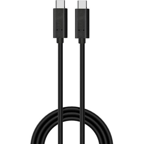 Cable USB-C a USB Ewent EC1046 Negro 1 m (1/2)