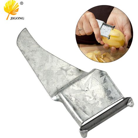 Éplucheur portable, éplucheur à l'ancienne, éplucheur à pommes de terre, lame tranchante, épluche facilement la peau fine des pommes de terre.