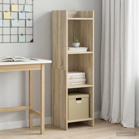 vidaXL Bibliothèque Chêne Sonoma 30 x 30 x 111 cm Bois d'ingénierie (1/5)