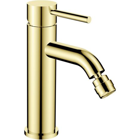 Rubinetto bidet VEO color oro chiaro con beccuccio Besco. (1/2)