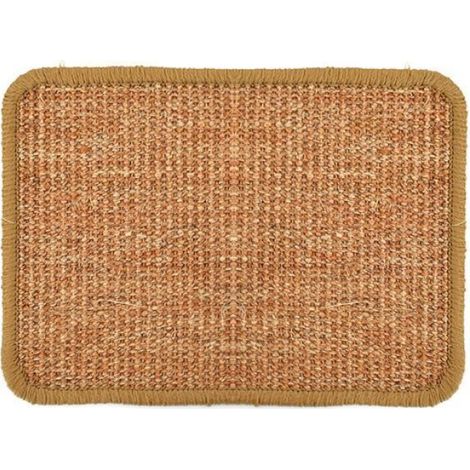 Tapis Griffoir Pour Chats - Nature Surface En 100% Fibres Naturelles Sisal Taille Xxl 4060Cm - Couleur Aléatoire (1/4)