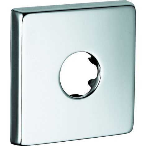 Grohe Rosette für Kopf- und Deckenbrausen, eckig, Metall, 65x65x10mm, Mattschwarz, 481182430 (1/2)