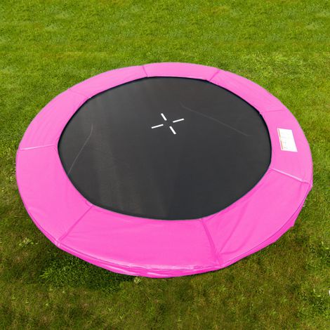 460cm Randpolsterung Gepolsterte Federabdeckung Rahmenpolsterung für 460cm Trampoline Breite 28cm Stärke 18mm in Pink