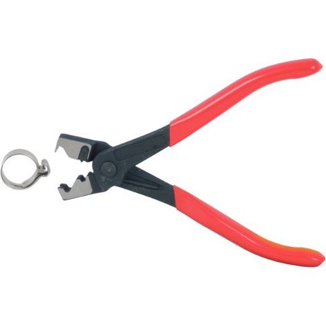 KS Tools 115.1045 Pinza per Fascette Stringitubo Clic, Forgiata, 180 mm (1/4)
