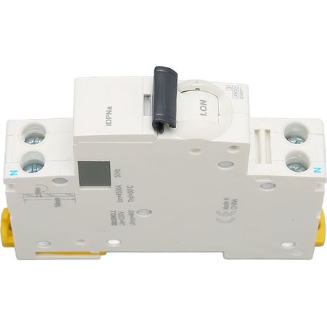 Disjoncteur miniature avec dispositif différentiel résiduel et accessoires électriques complets, 230 V CA, 16 A (1/5)