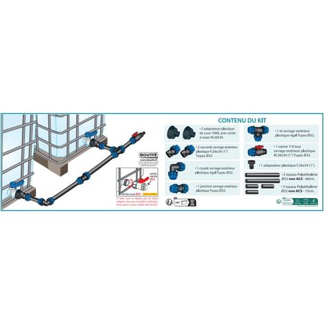 Kit de conexión para depósitos IBC BOUTTÉ