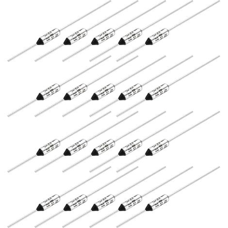 20 Pièces Fusible Thermique en Métal RY110 110℃ 15A/250V (1/5)