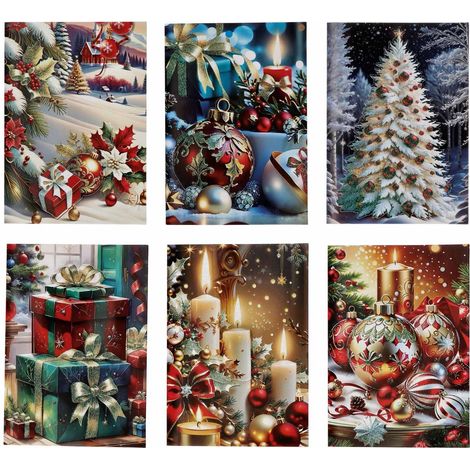 Regalo Italiano Biglietto Auguri di Natale con Busta 12 x 17 Cm Ass. Multicolor 1 Pz
