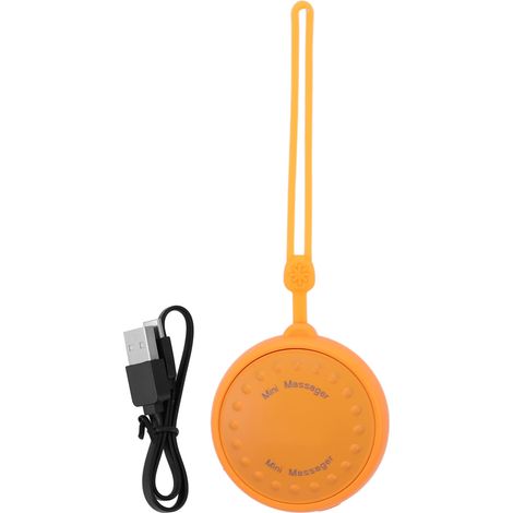 Mini massaggiatore manuale per dita, ricaricabile tramite USB, grande quanto un palmo, palla massaggiante elettrica portatile per rilassare i muscoli di braccia, collo e spalle (1/5)
