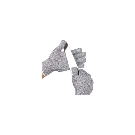 Guantes resistentes a cortes de nivel 5, guantes de seguridad para cocina para cortar carne, c-Crezuo