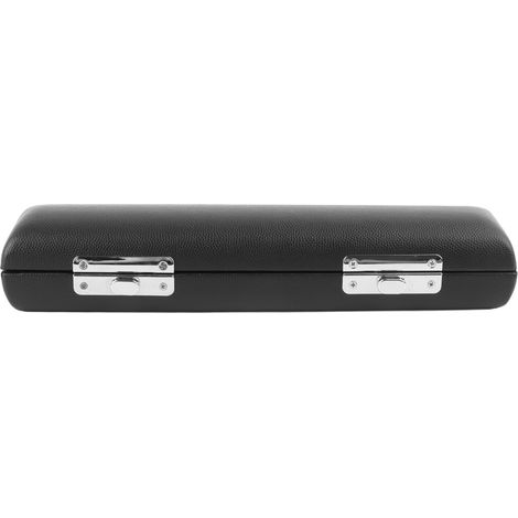 Étui Piccolo 16 Logements Noir Résistant Portable Coffret de Rangement Anti-Chocs en Cuir (1/5)