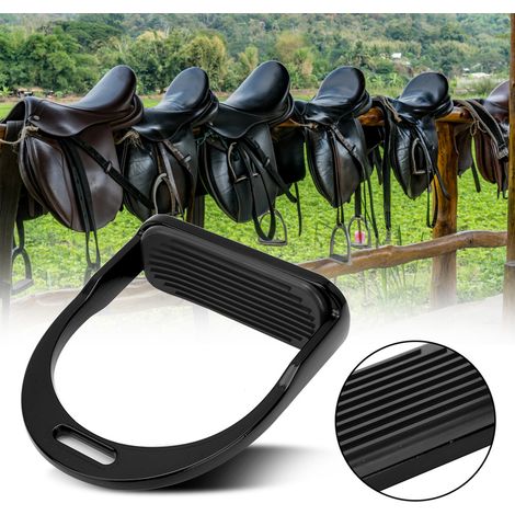 Étriers de sécurité larges en aluminium moulé sous pression de qualité supérieure pour l'équitation, destinés aux enfants. (1/5)