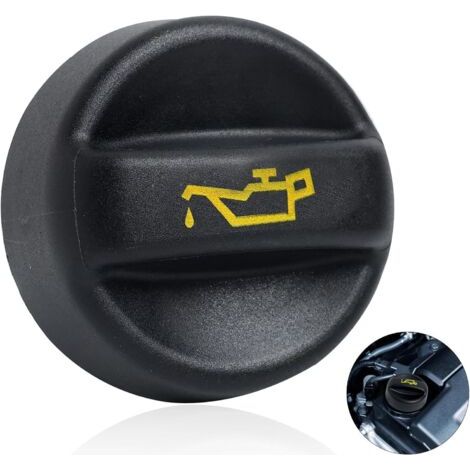 Bouchon de Remplissage d'Huile Moteur pour C2 C3 C4 207 208 301 308 508 2008 3008 5008 Partner,Bouchon Huile Moteur,Référence OEM 9670015080 1180S5 9674157180 (1/4)