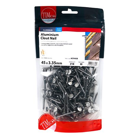 TIMCO Clout Nails Aluminium - 45 x 3.35