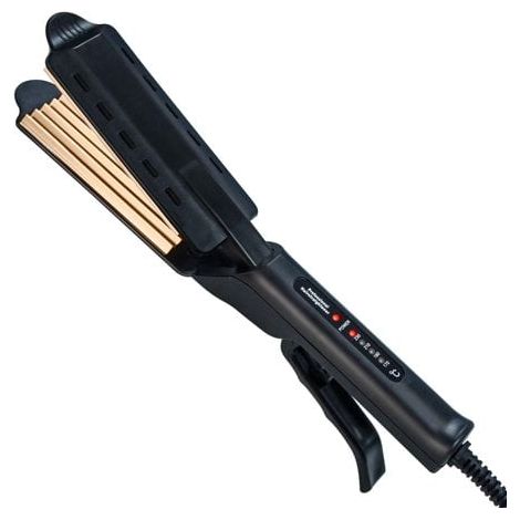 Crimpeur à cheveux 2 pouces pour ondulations, fer à crêper céramique volumisant, lisseur texturisant pour cheveux gonflants, appareil à friser professionnel pour coiffure bouffante (1/5)