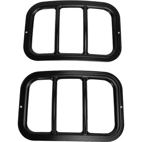 Stück Nebelscheinwerfer-Rahmenabdeckungen für die hintere Stoßstange, passend für Jeep Wrangler 2007-2018