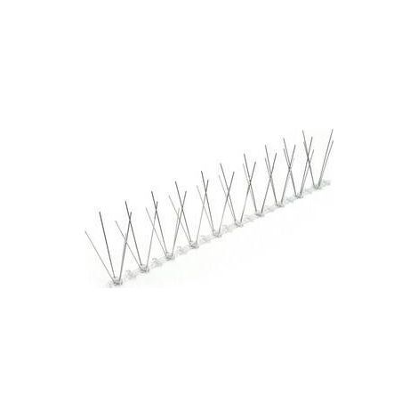100 x C DISSUASORE P/VOLATILI CM 50 40 SPILLI INOX POLIC/201