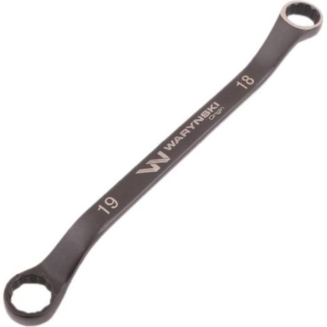 Chiave ad anello offset 18 x 19 mm. CrV standard ASME B107.9 Waryński (1/2)
