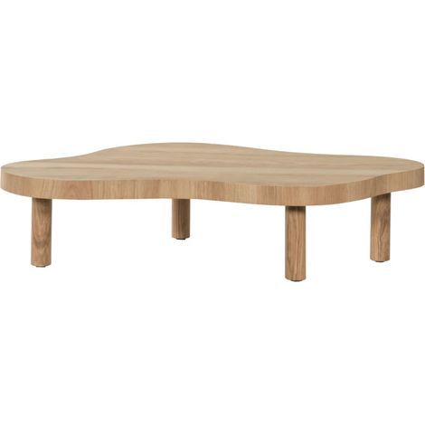 ROVERI-Table basse 135 cm beige (1/5)